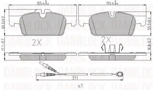 Деталь DB 510927 DANBLOCK