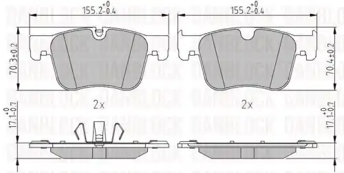 Деталь DB 511421 DANBLOCK