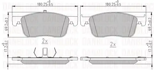 Деталь DB 511382 DANBLOCK