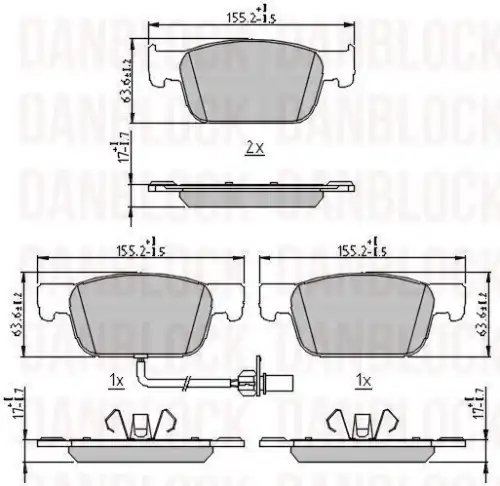 Деталь DB 511329 DANBLOCK