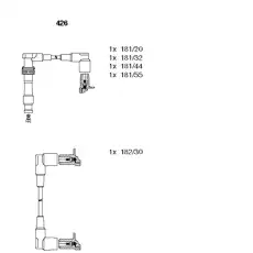 к-кт проводов!\ Opel Vectra A/2000 2.0 16V 89> 426 BREMI