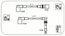к-кт проводов!\ Opel Vectra A/2000 2.0 16V 89> ODS215 JANMOR