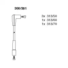 к-кт проводов!\ Opel Kadett D/E 1.3 80-89 300/381 BREMI