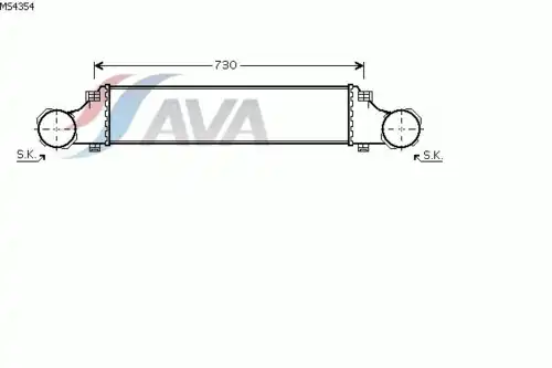 Интеркулер AVA MS4354