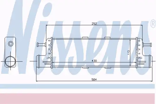 Интеркулер NISSENS 96862