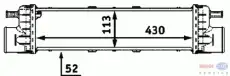 Интеркулер BEHR 8ML 376 723-191