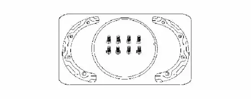 BRAKE DISC FITTING KIT 750969 ERREVI