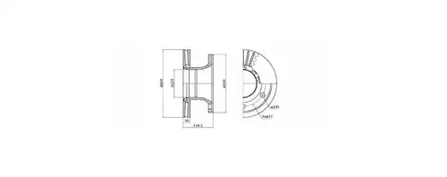BRAKE DISC FRONT 713842 ERREVI