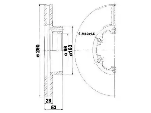 BRAKE DISC,FRONT 713715 ERREVI