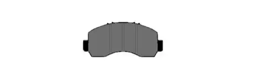 BRAKE PAD SET C/W SPRING FRONT PF5800 ERREVI