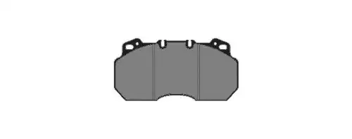 BRAKE PAD SET C/W SPRINGS PF9100 ERREVI
