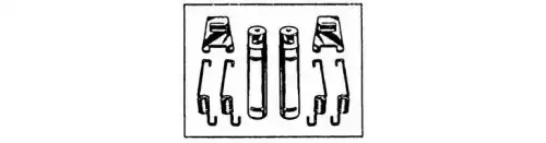 BRAKE SHOE PIN SET 711326 ERREVI