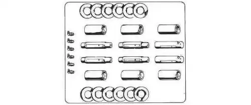 FRONT SUSPENSION REP.KIT 711025 ERREVI