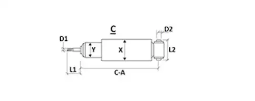 SHOCK ABSORBER FRONT AM5100 ERREVI