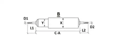 SHOCK ABSORBER REAR AM5099 ERREVI