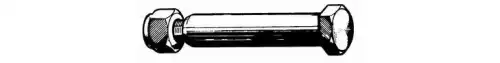 TORQUE ARM PIN C/W NUT 30X95 720667 ERREVI