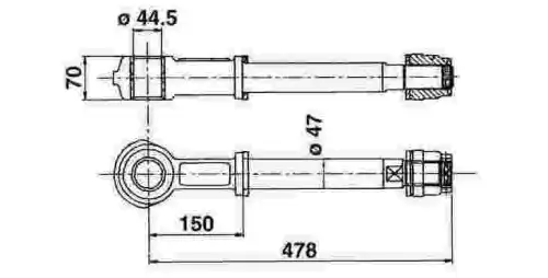 TOW-EYE WITH NUT & WASHER 727765 ERREVI