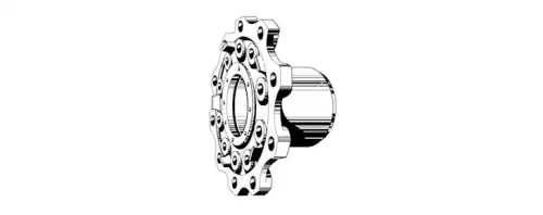 WHEEL HUB ASSEMBLY 713343 ERREVI