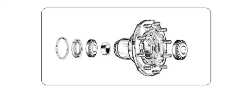 WHEEL HUB KIT 713981 ERREVI