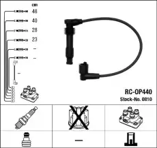 Высоковольтные провода (провода зажигания) NGK RC-OP440