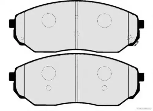 Тормозные колодки дисковые HERTH+BUSS J3600318