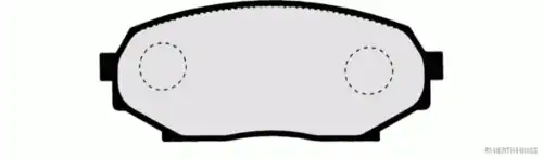 Тормозные колодки дисковые HERTH+BUSS J3603037