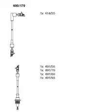 к-кт проводов!\ Peugeot 405/305/309/205 1.6/1.9 83-93 600/179 BREMI
