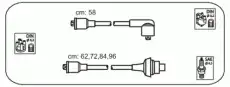 к-кт проводов!\ Peugeot 305 1.6/1.9 83-86/205 1.6 <86 CPU10 JANMOR