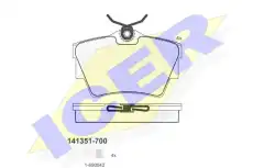 Тормозные колодки дисковые ICER 141351-700