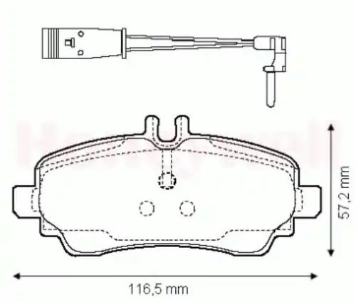 Тормозные колодки дисковые передняя ось JURID 573100J
