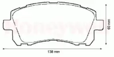 Тормозные колодки дисковые передняя ось JURID 572423J