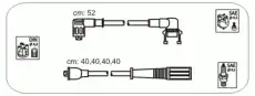 к-кт проводов!\ Renault R19 1.2 C1G 89-92 RB4 JANMOR