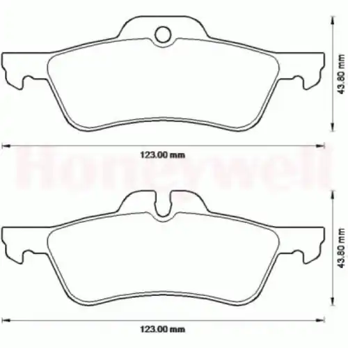 Тормозные колодки дисковые задняя ось JURID 573056J