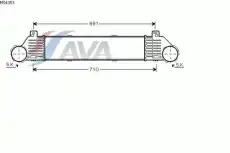 Интеркулер AVA MS4353