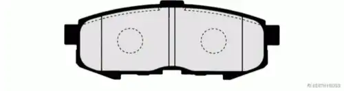 Тормозные колодки дисковые HERTH+BUSS J3613022