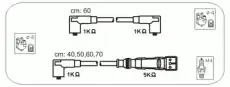 к-кт проводов!\ VW Golf 1.3 84-88/1.6 92-95 ABM11 JANMOR