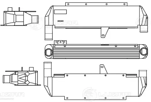Интеркулер LUZAR LRIC 3101
