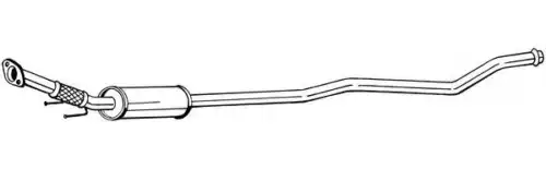 Глушитель выпускной системы 286-443 BOSAL