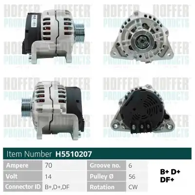 Генератор HOFFER H5510207