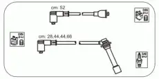 к-кт проводов!\ Mazda 626/929 2.0-2.2 85> JP156 JANMOR