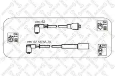 Высоковольтные провода (провода зажигания) STELLOX 10-38487-SX
