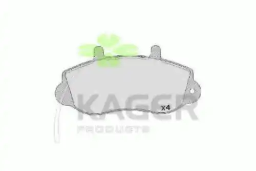Тормозные колодки дисковые KAGER 35-0002