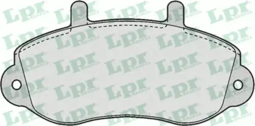 Тормозные колодки дисковые передняя ось LPR 05P663