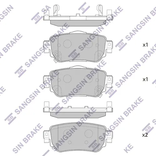 Тормозные колодки дисковые HAGEN GP4140