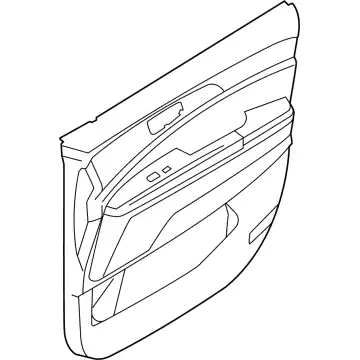 PANEL ASSY - FRONT DOOR TRIM, LH 82307R0040GC6 KIA