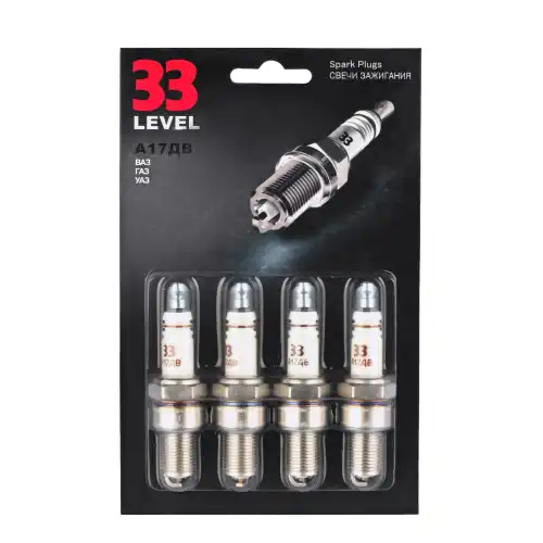 Свеча зажигания 33 LEVEL А17ДВ
