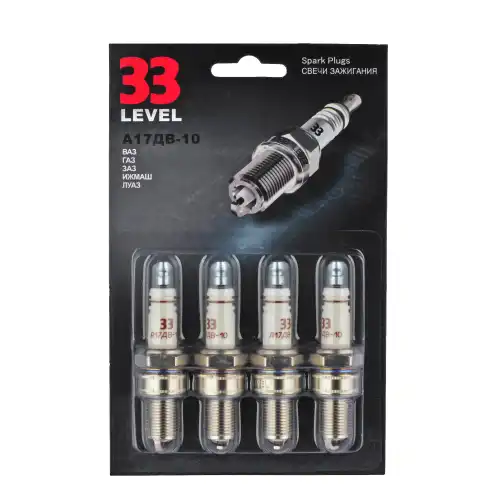 Свеча зажигания 33 LEVEL А17ДВ-10