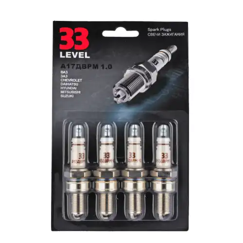 Свеча зажигания 33 LEVEL А17ДВРМ1.0