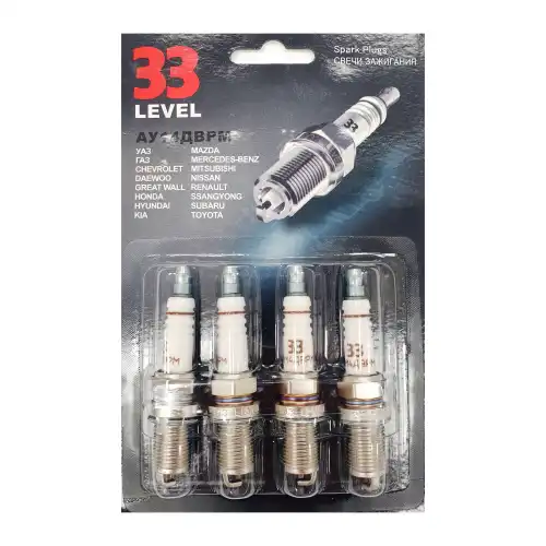 Свеча зажигания 33 LEVEL АУ14ДВРМ