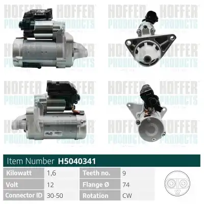 Стартер HOFFER H5040341
